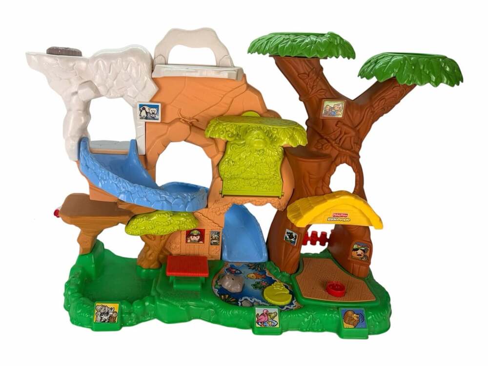 Fisher-Price Little People Zoo Talkers Animal Jungle Playset